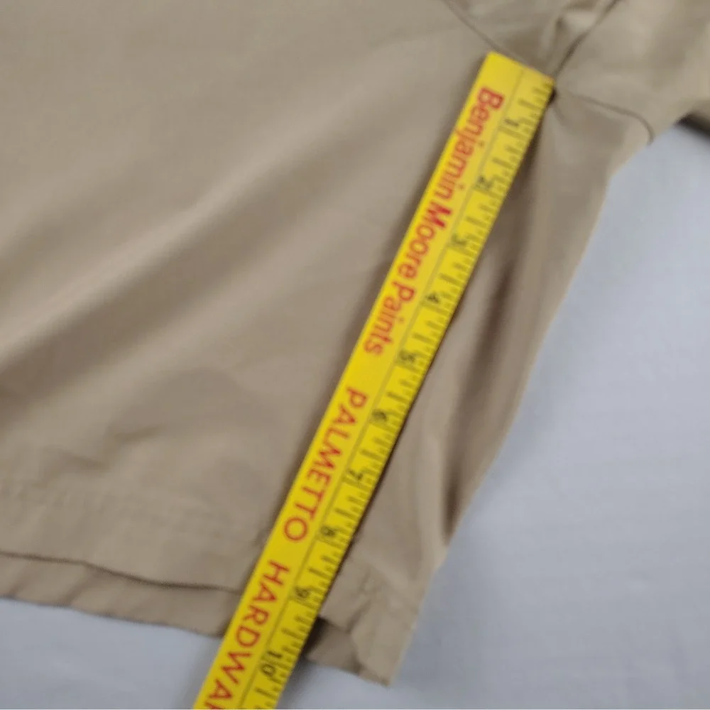 Birdie Bound Men's Golf Shorts 44 Khaki Stretch Performance Flat Front Casual